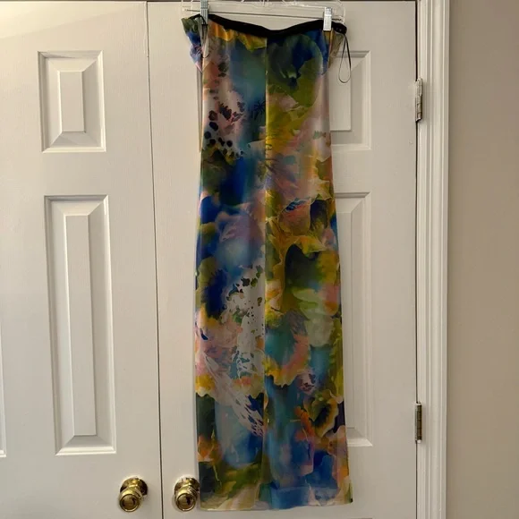 Zara Multicolor Strapless Dress - Picture 6 of 8